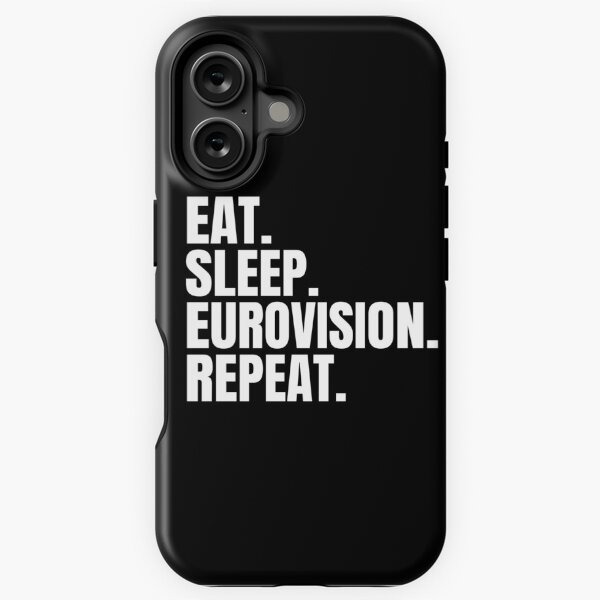 Artikel-Vorschau von Eat Sleep Eurovision Repeat - Eurovision Pride, designt und verkauft von N44Prints.