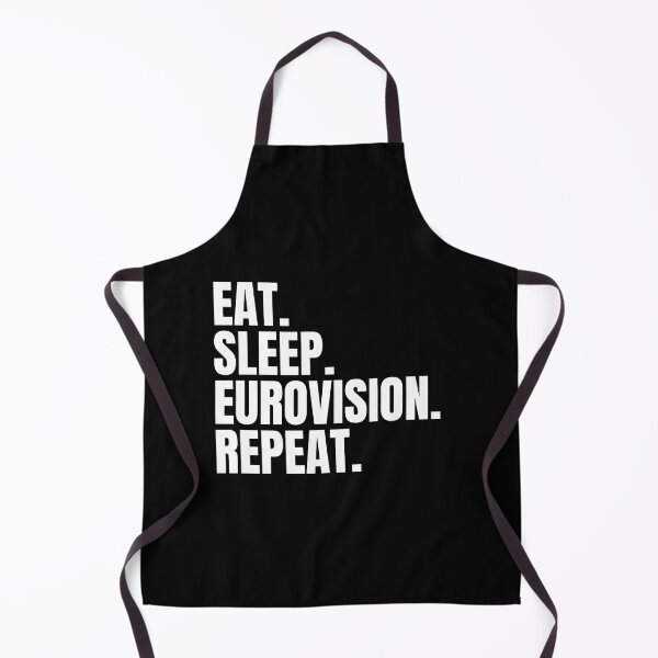 Item preview, Eat Sleep Eurovision Repeat - Eurovision Pride designed and sold by N44Prints.