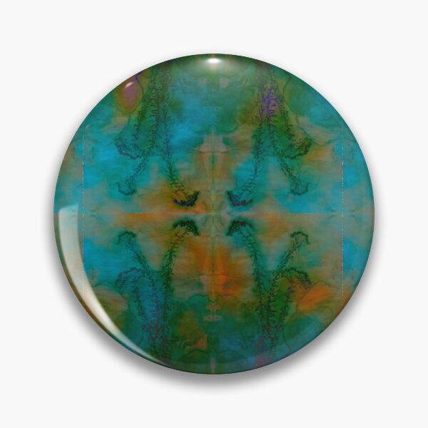 Item preview, Fynbos and Eucalyptus ECO Print Green Orange designed and sold by SpiritGifts.