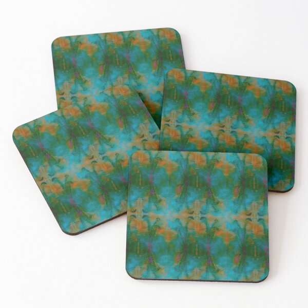 Item preview, Fynbos and Eucalyptus ECO Print Green Orange designed and sold by SpiritGifts.