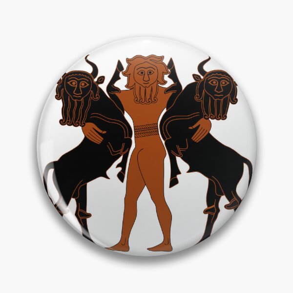Item preview, Gilgamesh Subduing Two Bulls designed and sold by ScienceSource.