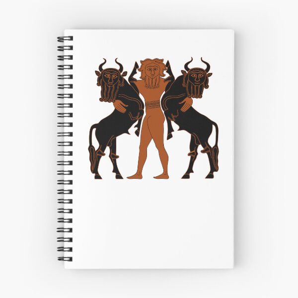 Item preview, Gilgamesh Subduing Two Bulls designed and sold by ScienceSource.