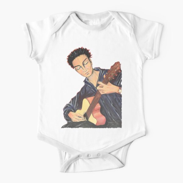Guitar Man Short Sleeve Baby One-Piece