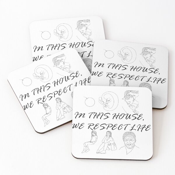 Item preview, In this house, we respect life designed and sold by Katie Roberts.