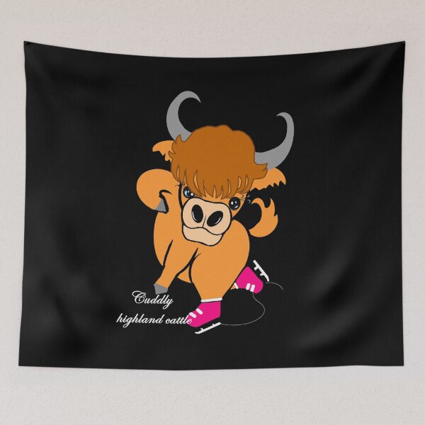 Item preview, cuddly highland cattle designed and sold by Shirley cute art .