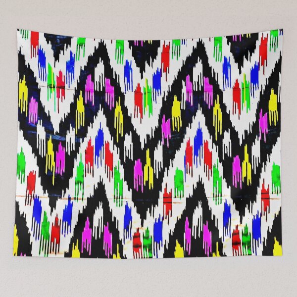 Item preview, Comb style designs ikat patterns, Uzbek Ikat designs designed and sold by LeFabriqueOuz.