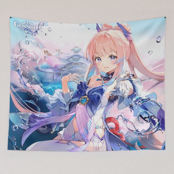 Item preview, Genshin Impact - Sangonomiya Kokomi Official Birthday Artwork 2022 designed and sold by Krimsy.