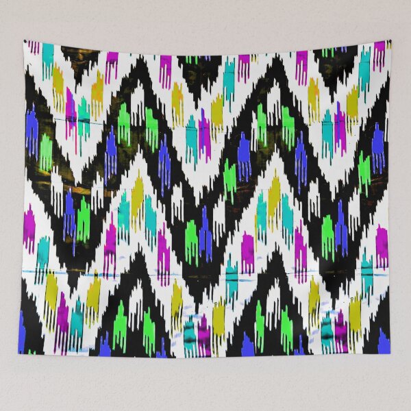 Item preview, Comb style designs ikat patterns, Uzbek Ikat designs designed and sold by LeFabriqueOuz.