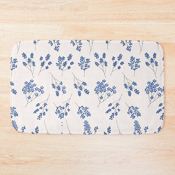 Item preview, Little White blue Flowers designed and sold by artbyrosse.