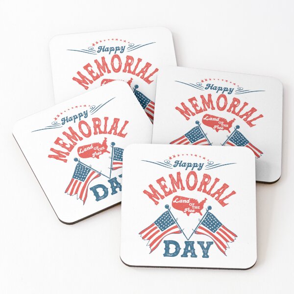 Item preview, Happy Memorial Day,Land of the Free designed and sold by InnaMGraphic.