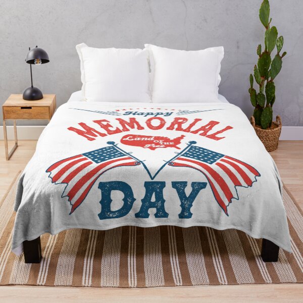 Item preview, Happy Memorial Day,Land of the Free designed and sold by InnaMGraphic.