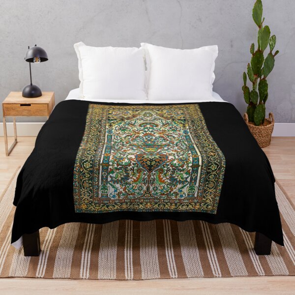 Item preview, Sarouk Pérsíán Rug Print designed and sold by deidei236.