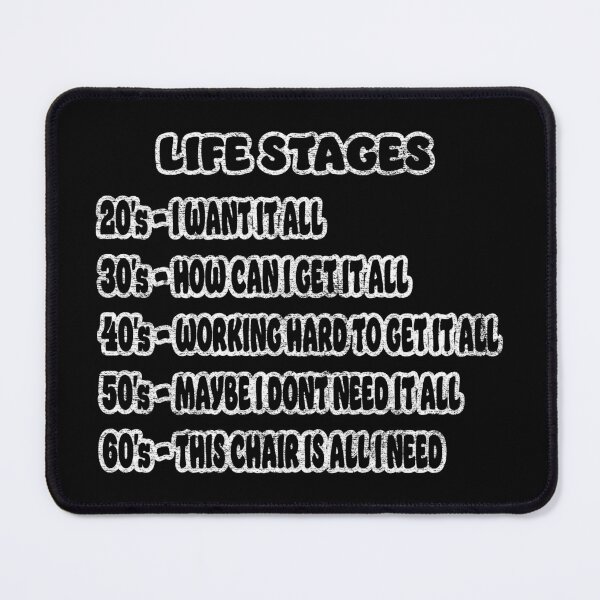 Item preview, The stages of life funny design designed and sold by Ideallity.