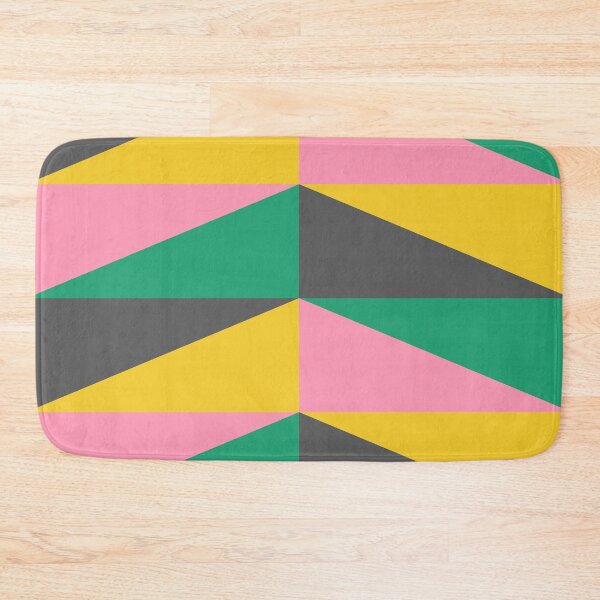 Item preview, Triangles in Pink Green and Yellow designed and sold by JuneJournal.