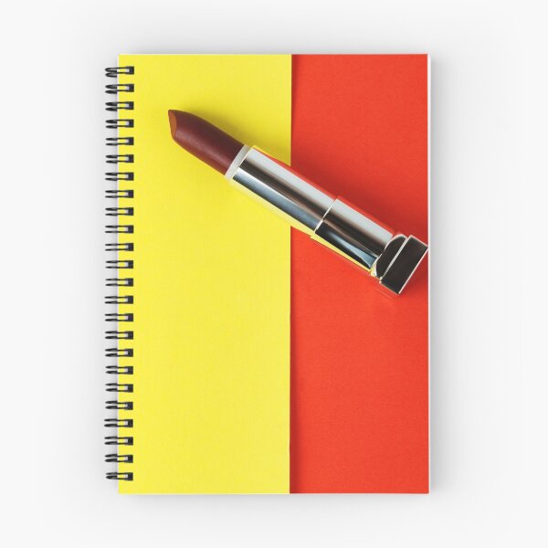 Item preview, Open dark red lipstick on red and yellow designed and sold by dariazu.