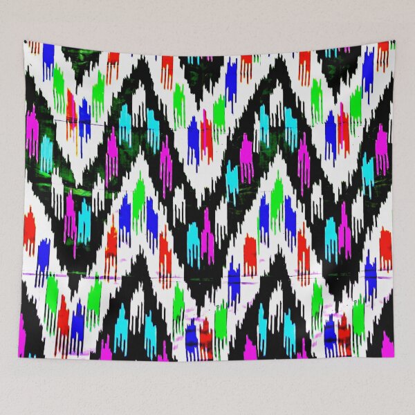 Item preview, Comb style designs ikat patterns, Uzbek Ikat designs designed and sold by LeFabriqueOuz.