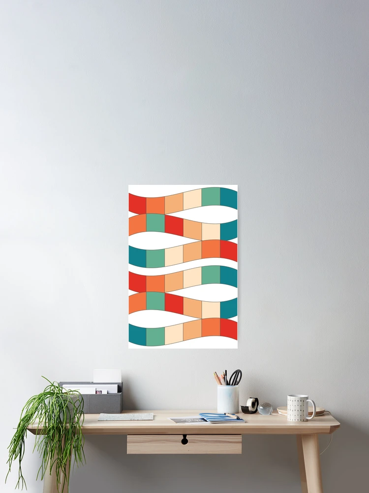 Thumbnail 2 of 3, Poster, Colorful Pattern designed and sold by ciderdesign.