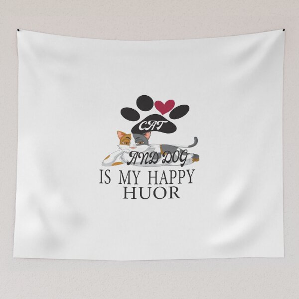 Item preview, cat and dog naptime is my happy hour designed and sold by ASSOUKI9.