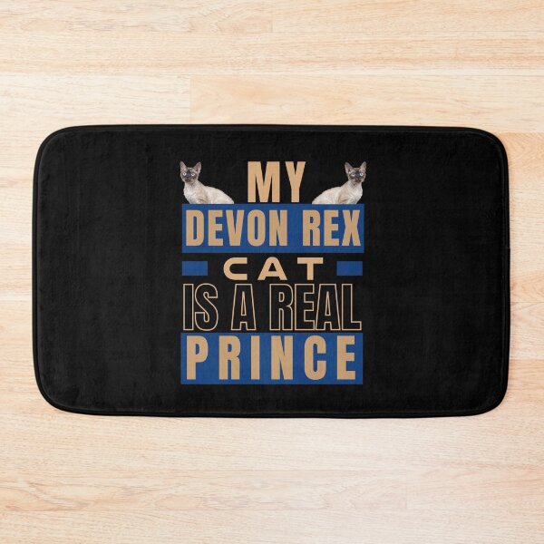 Item preview, MY DEVON REX CAT IS A REAL PRINCE designed and sold by FunnyCatsFam.