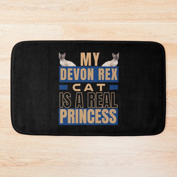 Item preview, MY DEVON REX CAT IS A REAL PRINCESS designed and sold by FunnyCatsFam.