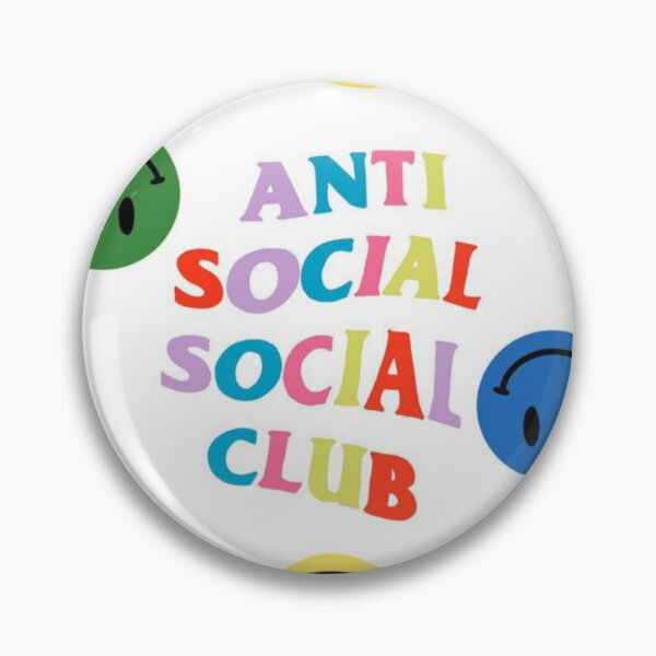 Antisocial Pins and Buttons for Sale