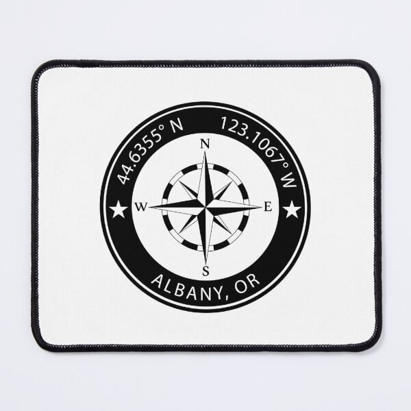 Item preview, Albany, Oregon Geographical Coordinates designed and sold by TeeOhGraphics.