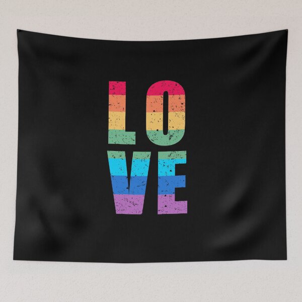 Item preview, Rainbow Love - LGBT Pride Love - Pride Community Design designed and sold by CamSkot.