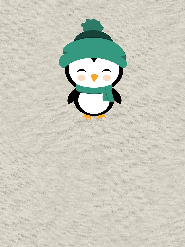 Thumbnail 7 of 7, Classic T-Shirt, Winter Penguin Design by JiggsFashion designed and sold by JiggsFashion.
