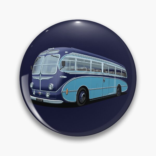 Item preview, 1952 AEC Regal Coach in light and dark blue designed and sold by candc-retro.