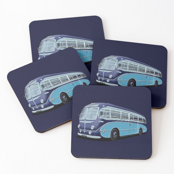 Item preview, 1952 AEC Regal Coach in light and dark blue designed and sold by candc-retro.