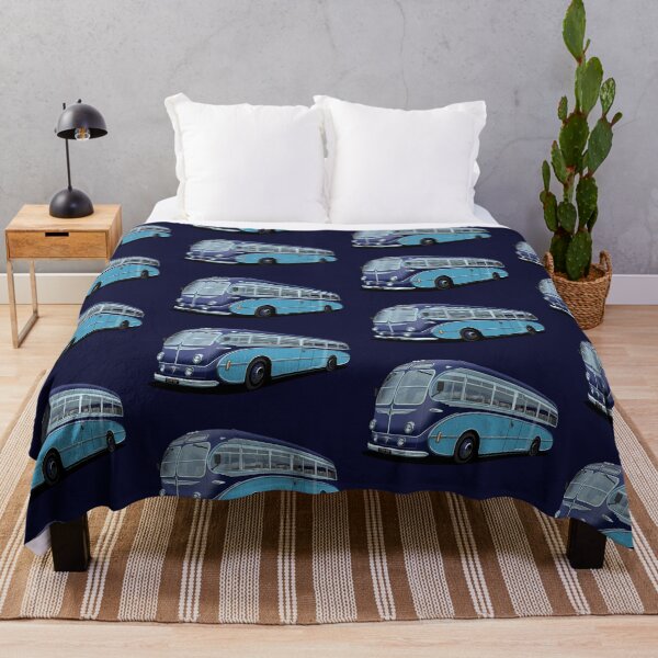 Item preview, 1952 AEC Regal Coach in light and dark blue designed and sold by candc-retro.