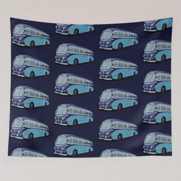 Item preview, 1952 AEC Regal Coach in light and dark blue designed and sold by candc-retro.