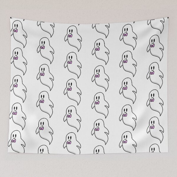 Item preview, Pink Bow Tie Ghost designed and sold by ceolsonart.