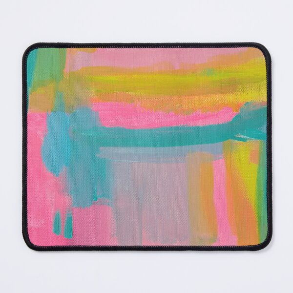 Item preview, Bold Pink Green and Yellow Abstract designed and sold by DanielleGensler.