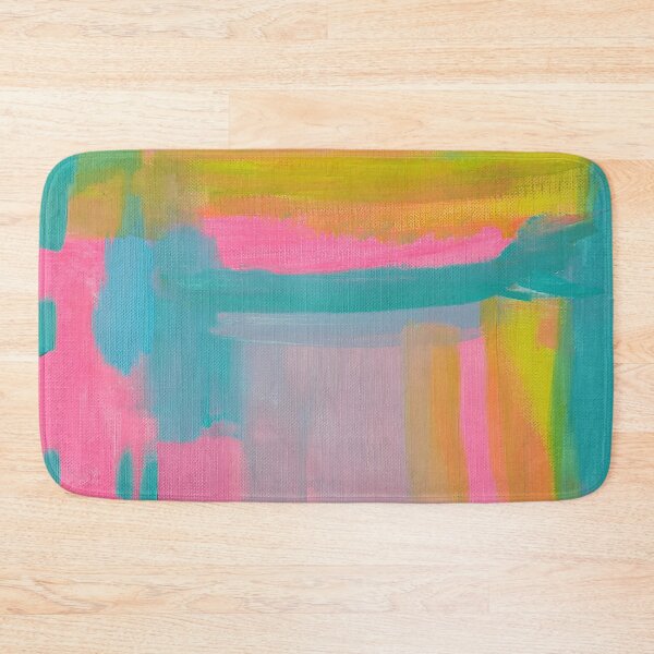 Item preview, Bold Pink Green and Yellow Abstract designed and sold by DanielleGensler.