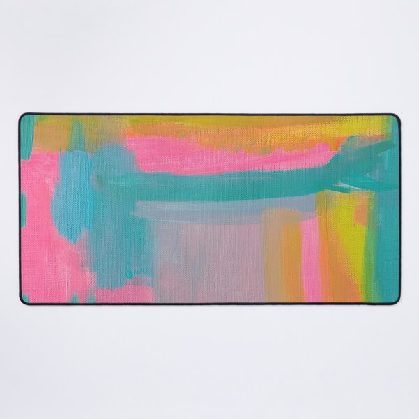 Item preview, Bold Pink Green and Yellow Abstract designed and sold by DanielleGensler.
