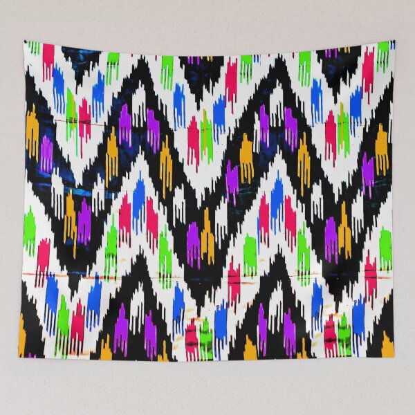 Item preview, Copy of Comb style designs ikat patterns, Uzbek Ikat designs designed and sold by LeFabriqueOuz.
