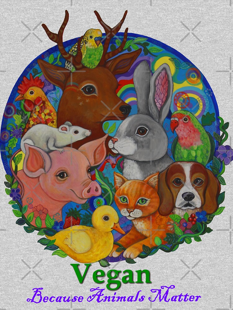 Vegan because Animals Matter by LyndaBell
