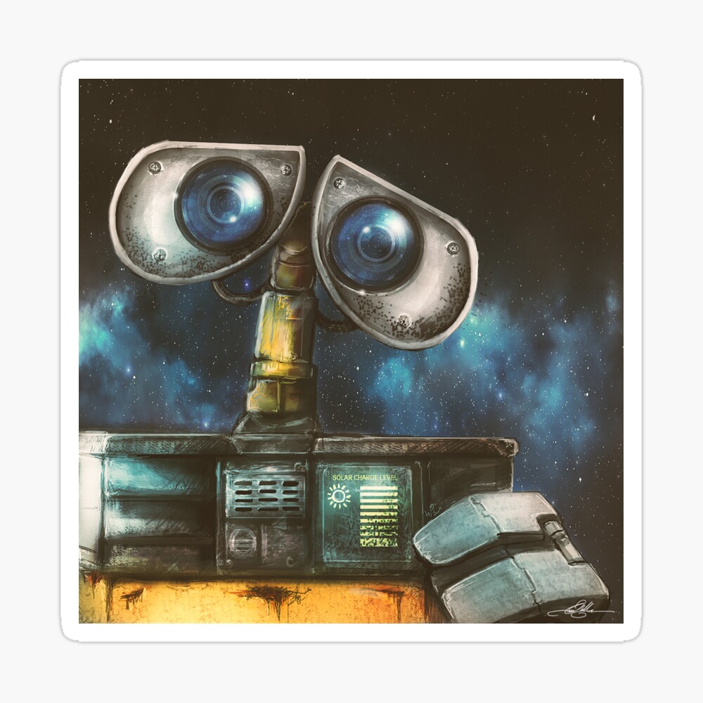 Wall E Robot Painting Poster By Imdesigns Redbubble