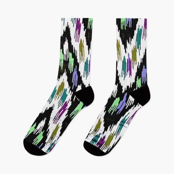 Artikelvorschau, Kammstil entwirft Ikat-Muster, usbekische Ikat-Designs, usbekische Ikat-Designs entworfen und verkauft von LeFabriqueOuz.