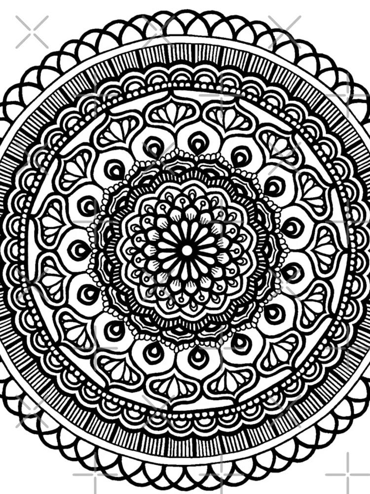 Thumbnail 4 of 4, iPhone Case, Mandala Design #3 designed and sold by RockingJ.