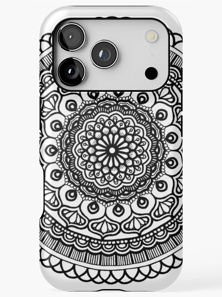 Thumbnail 1 of 4, iPhone Case, Mandala Design #3 designed and sold by RockingJ.