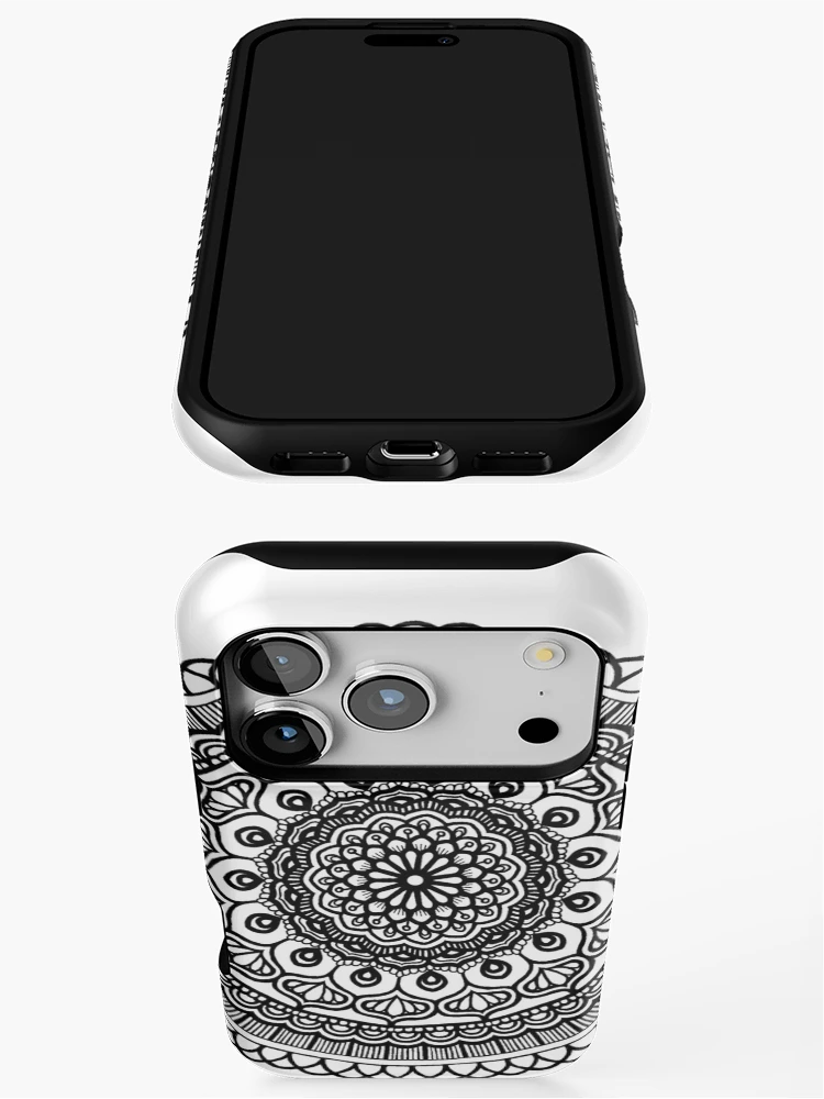 Thumbnail 3 of 4, iPhone Case, Mandala Design #3 designed and sold by RockingJ.