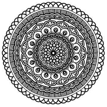 Artwork thumbnail, Mandala Design #3 by RockingJ