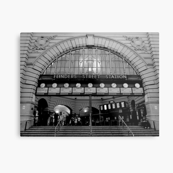 Flinders Street Station Metal Print