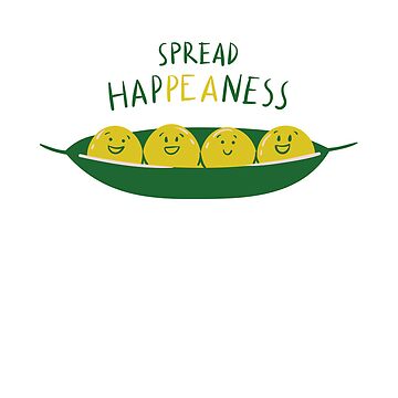 Artwork thumbnail, Spread HapPEAness Design by JiggsFashion by JiggsFashion