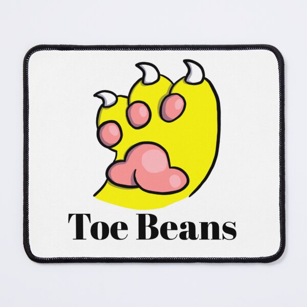 Item preview, Yellow Paw Pink ToeBeans With Text designed and sold by DolmanceWorks.