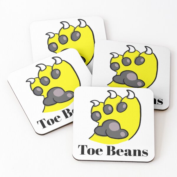 Item preview, Yellow Paw Black ToeBeans With Text designed and sold by DolmanceWorks.