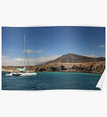 Papagaya Beach Heads - Lanzarote Poster