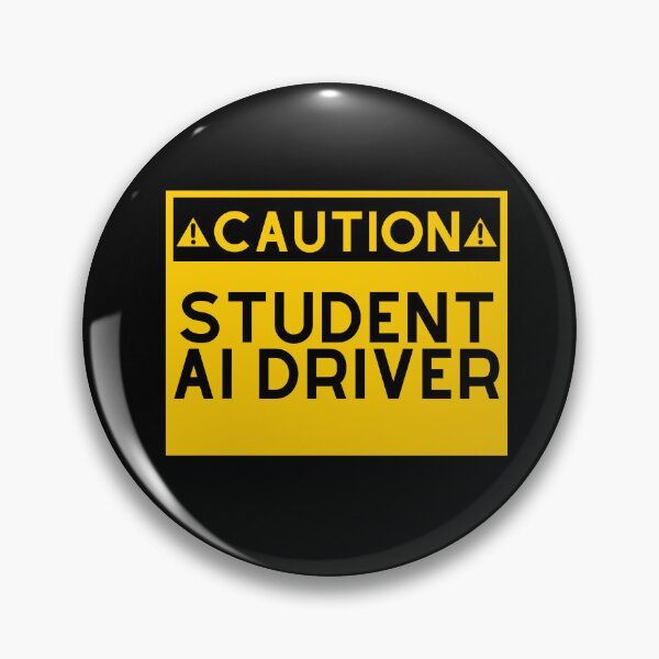 Item preview, Caution Student Ai Driver designed and sold by ProtonProject.